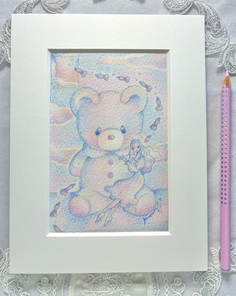 Beside You|額付き原画 / Framed Original Artwork