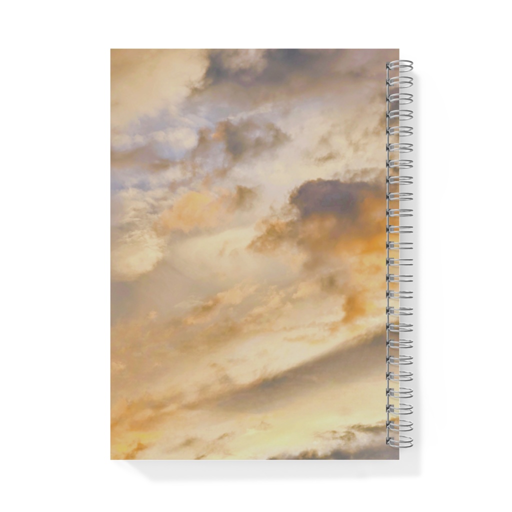 A graceful sky of marble color