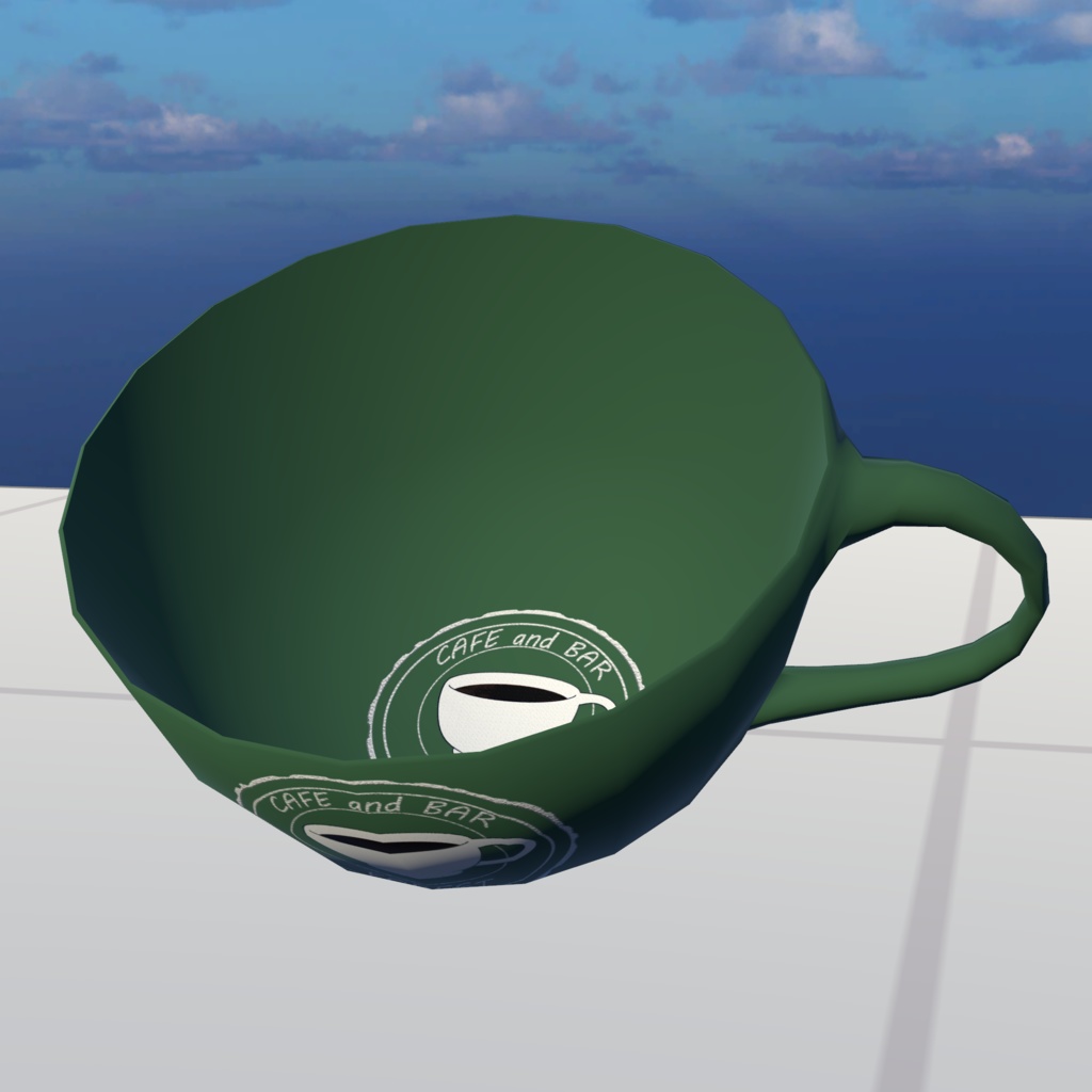 【3Dモデル】Cafe&Bar The Forest コーヒーカップ