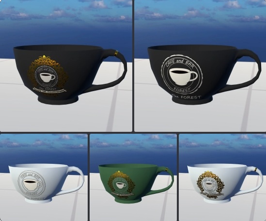 【3Dモデル】Cafe&Bar The Forest コーヒーカップ