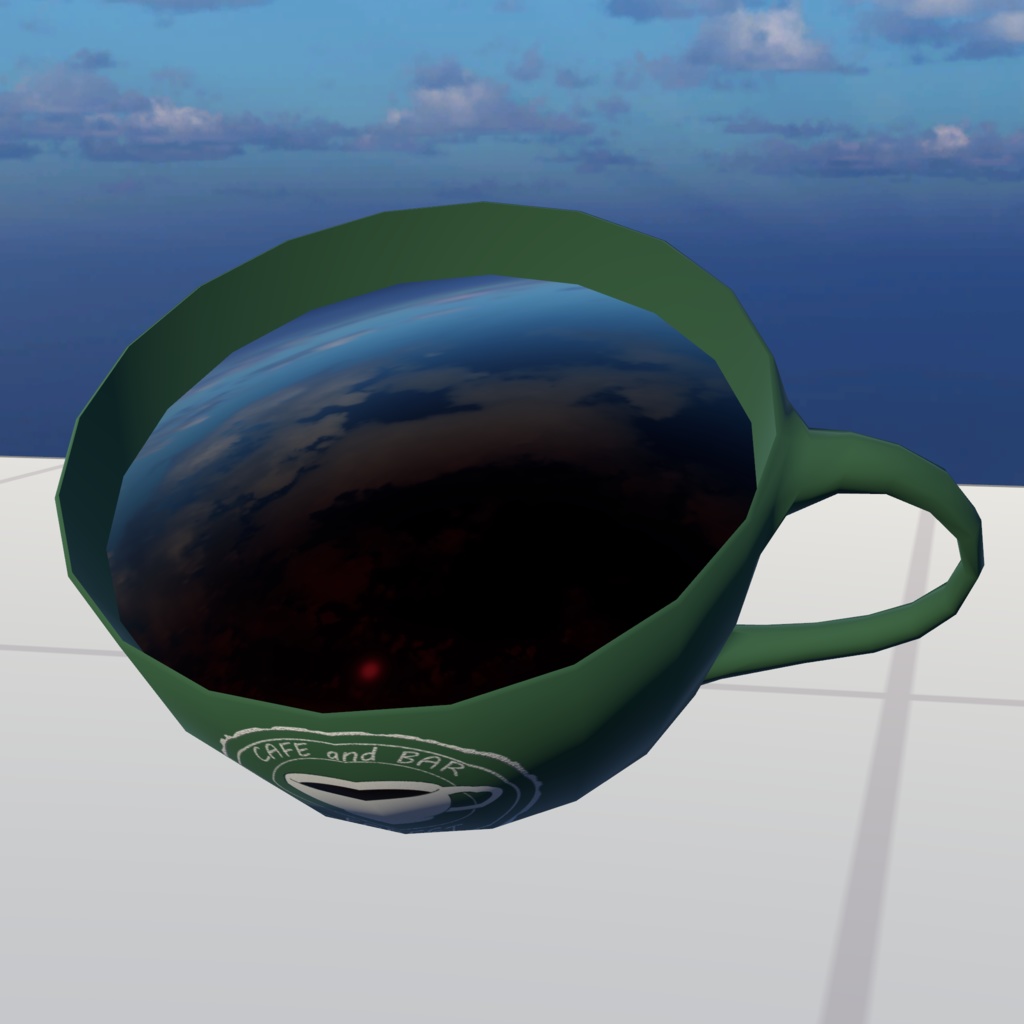 【3Dモデル】Cafe&Bar The Forest コーヒーカップ