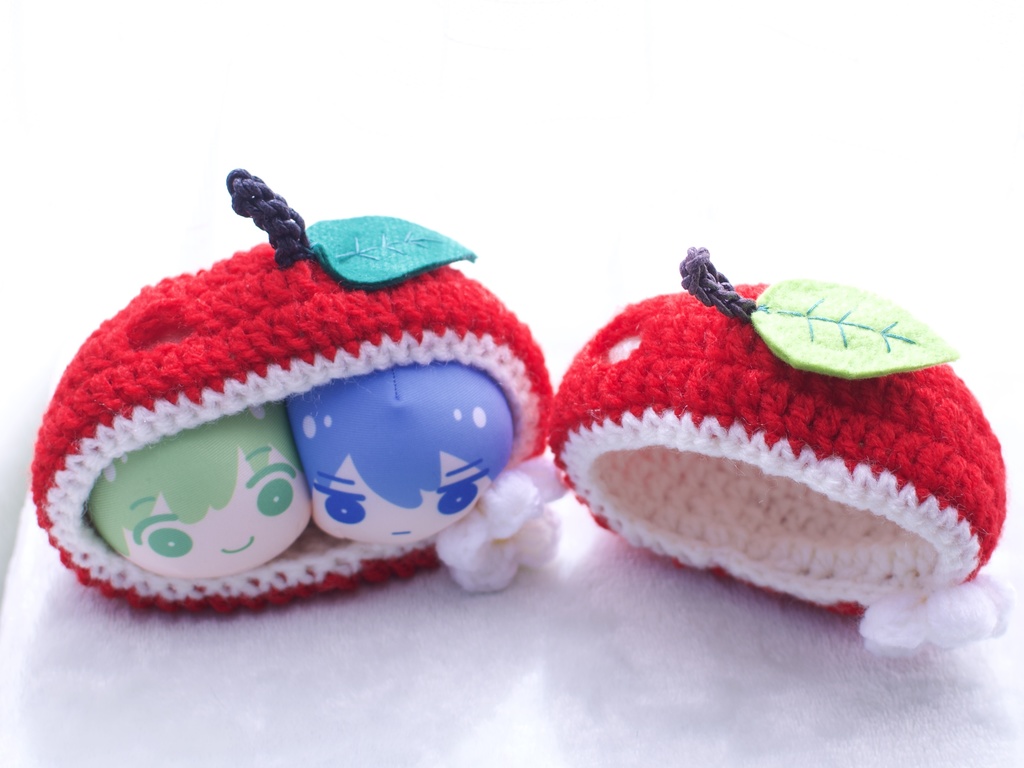 りんご おまんじゅうきぐるみ