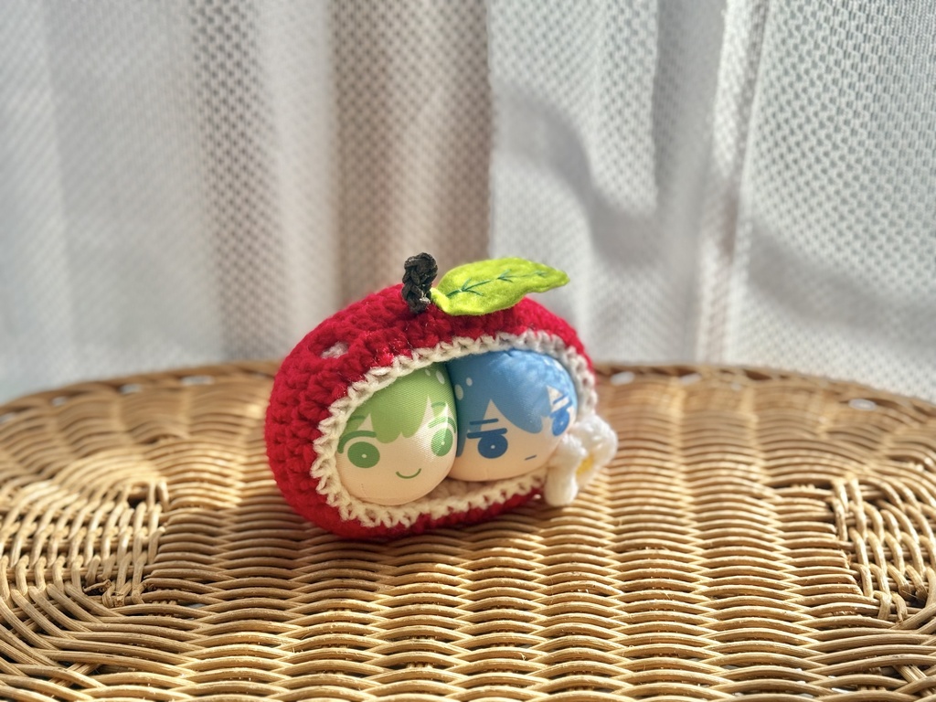 りんご おまんじゅうきぐるみ