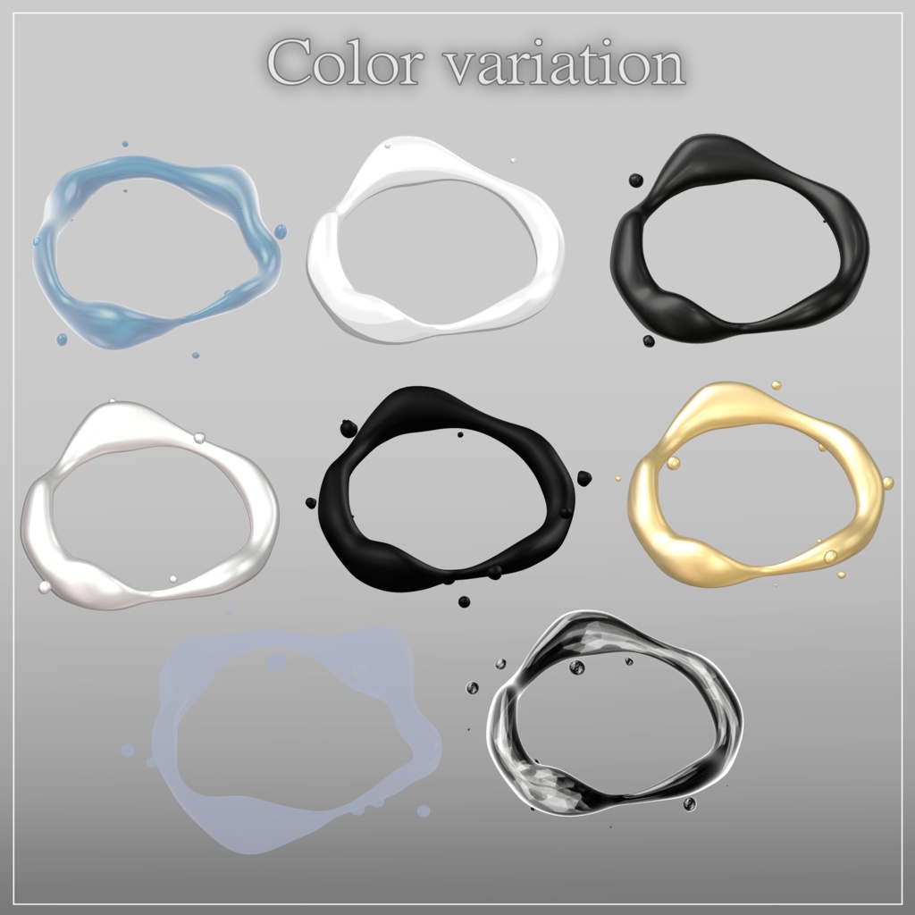 『LiquidHalo』液体ヘイロー【Modular Avater対応】