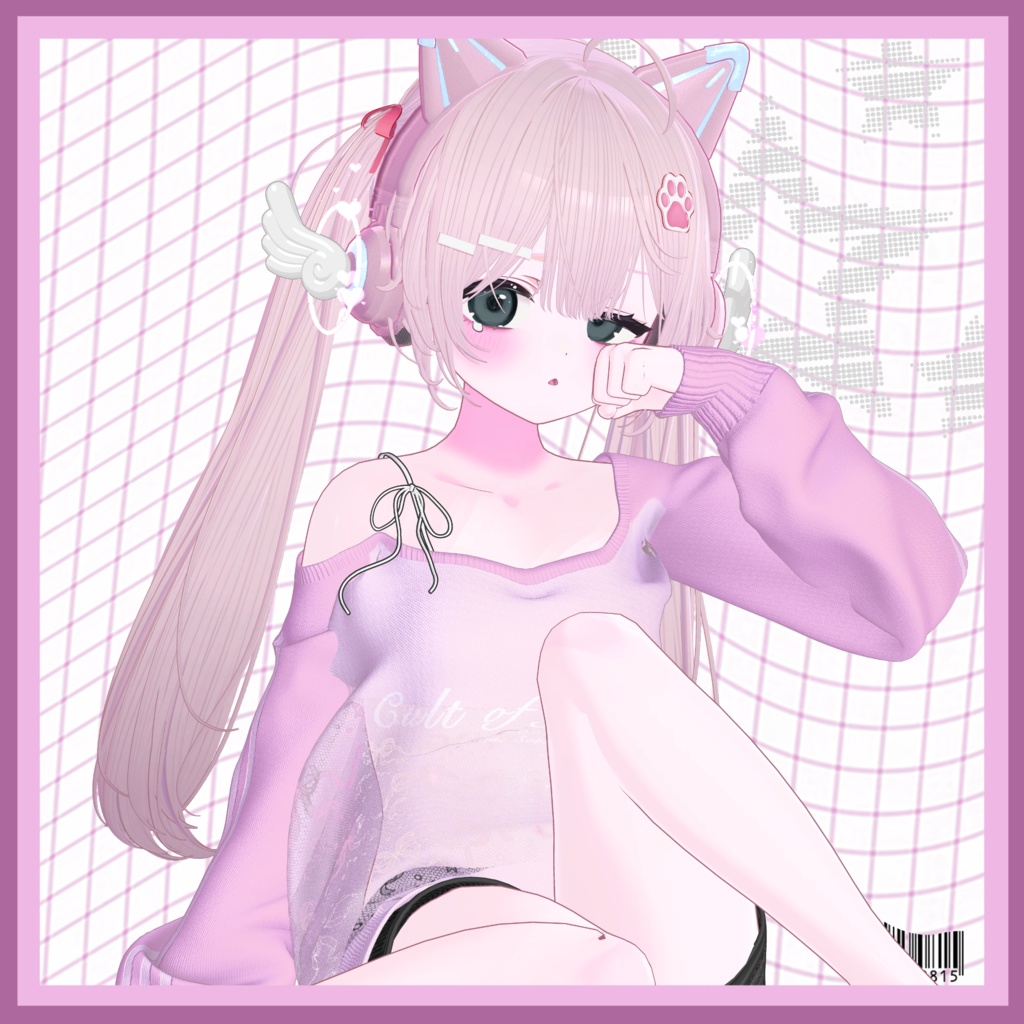 『3D羽根モデル』くるくるてんし【MA対応】