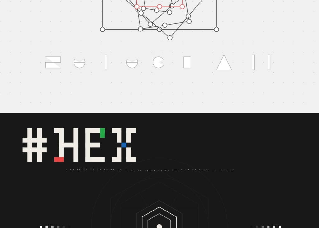 【作品集】SelectAll & #HEX まとめセット