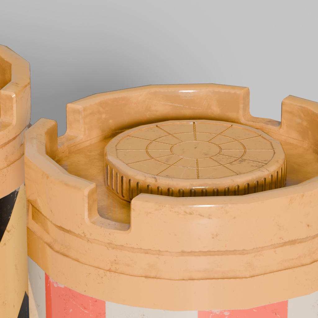 【VRchat想定】高速道路のクッションドラム