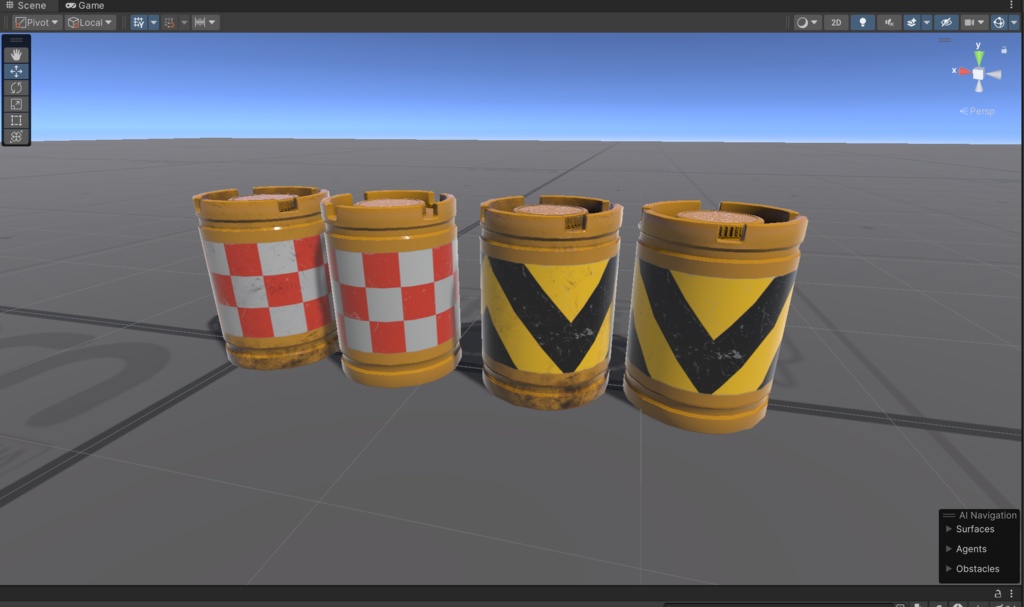 【VRchat想定】高速道路のクッションドラム