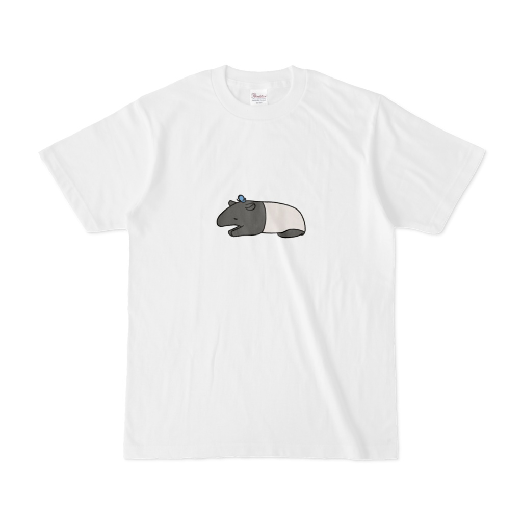 寝そべるバクのTシャツ