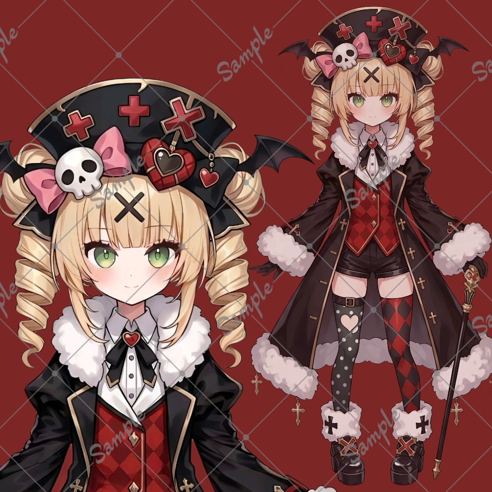 【1点限定】IRIAM配信用立ち絵 / トランプ少女