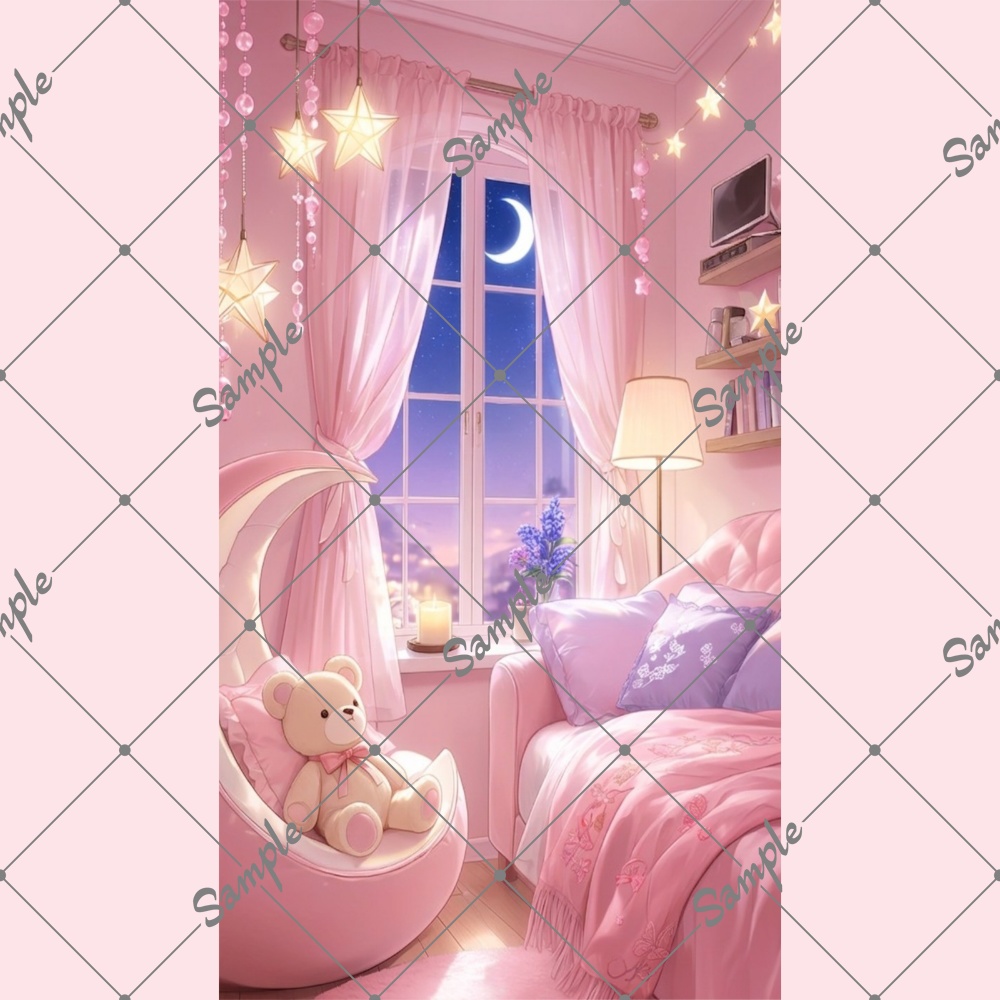 【縦型】配信用背景素材