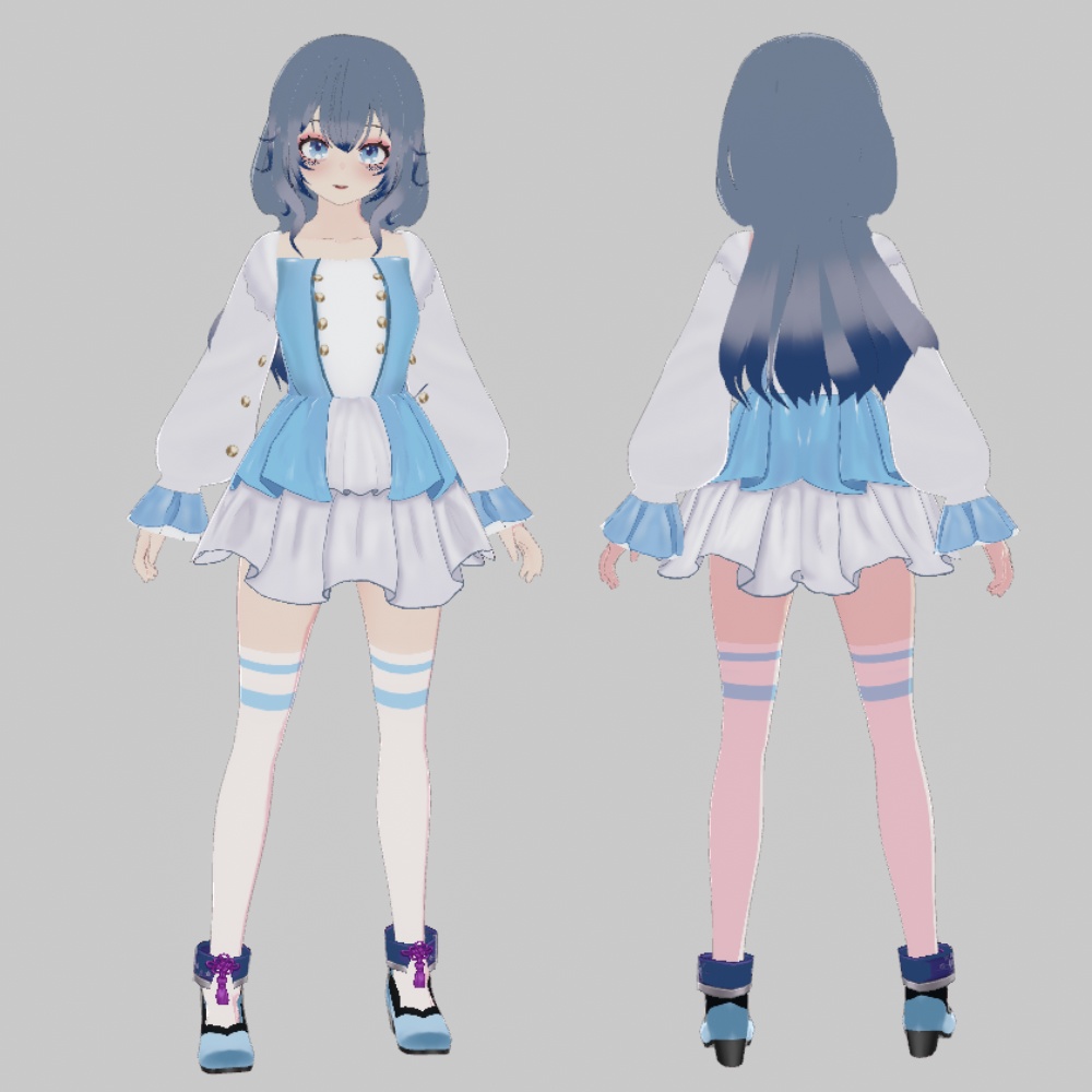 【1点限定】Vroid VRM オリジナル3Dモデル