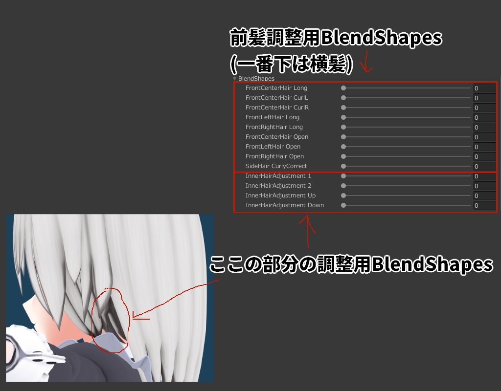 【3D Hair】Simple Short Hair【ミルティナ対応】