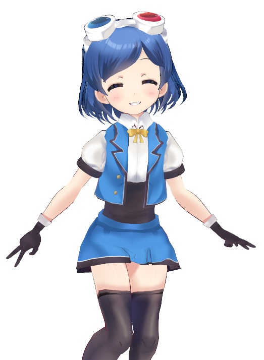 【VRMモデル】見原優鈴【無料ダウンロード】