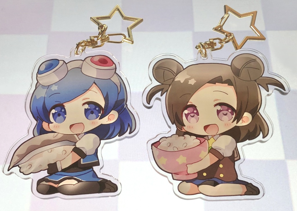 【在庫なし】『1からすたーと!』好物アクリルキーホルダー❥2種類【オリジナル】