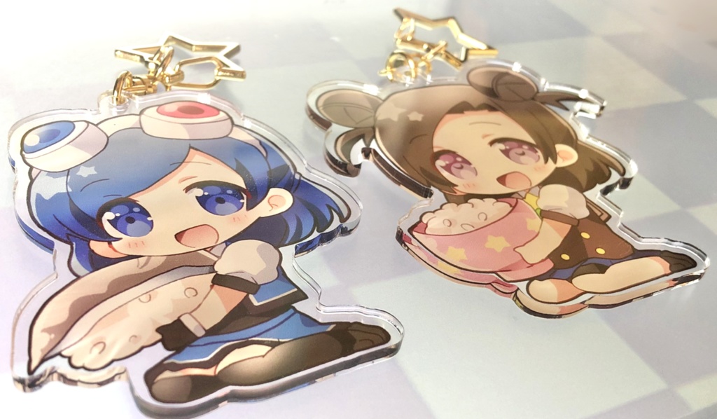 【在庫なし】『1からすたーと!』好物アクリルキーホルダー❥2種類【オリジナル】