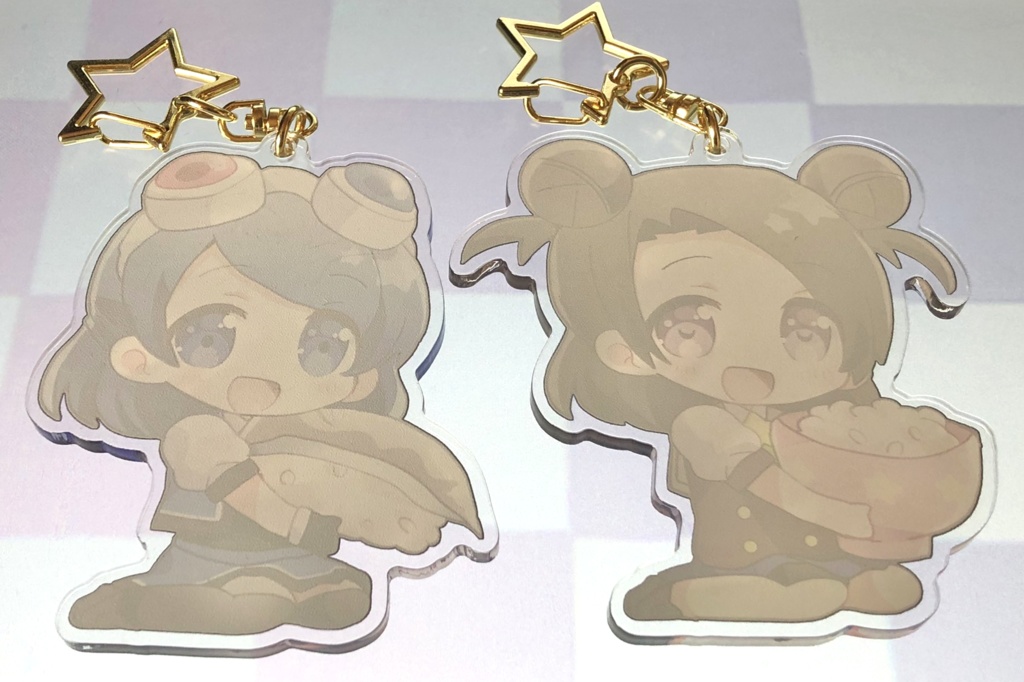 【在庫なし】『1からすたーと!』好物アクリルキーホルダー❥2種類【オリジナル】