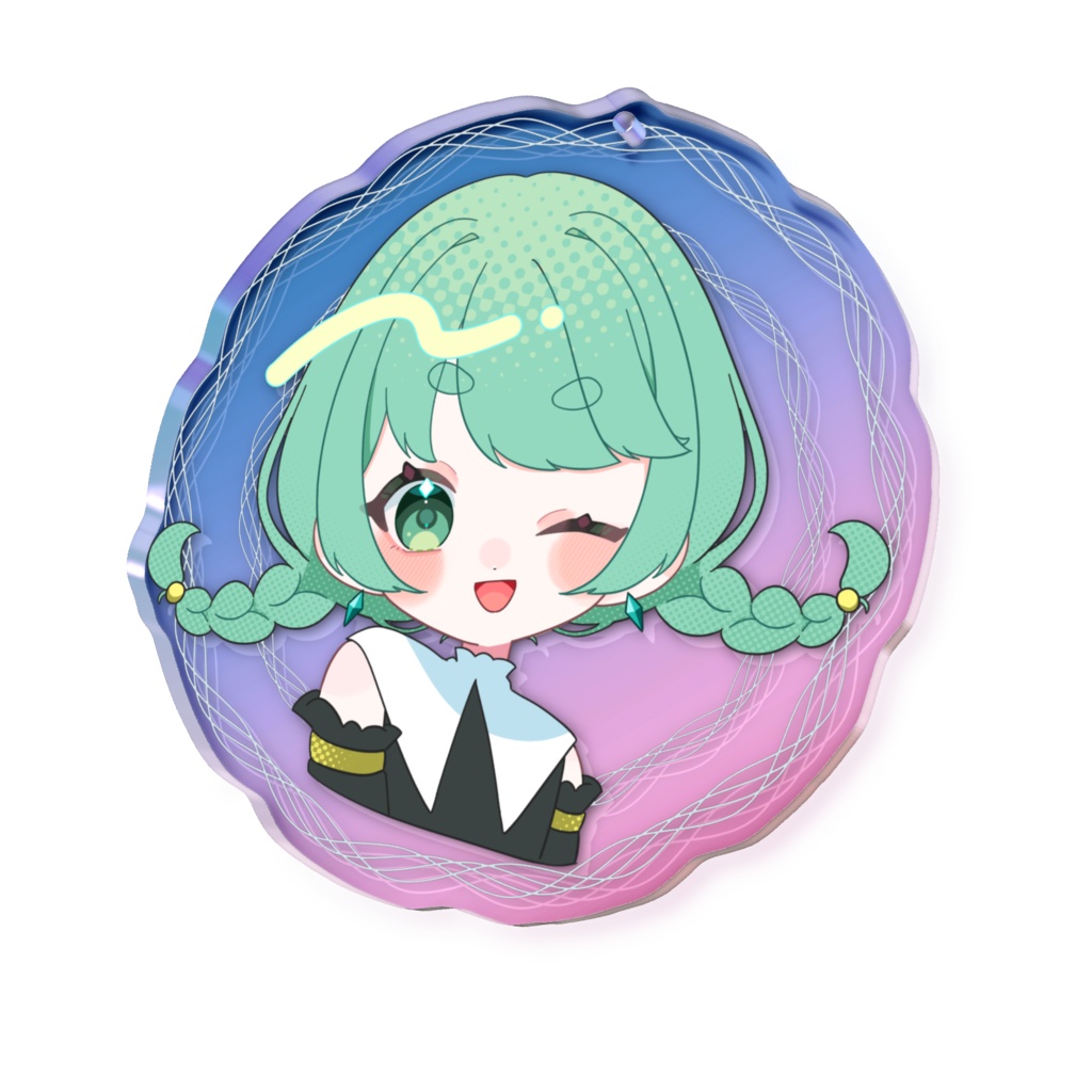 きらんとオーロラアクキー✨
