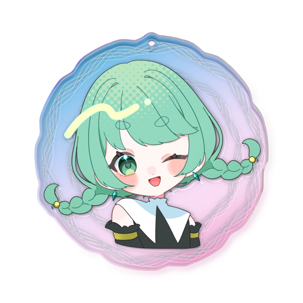 きらんとオーロラアクキー✨