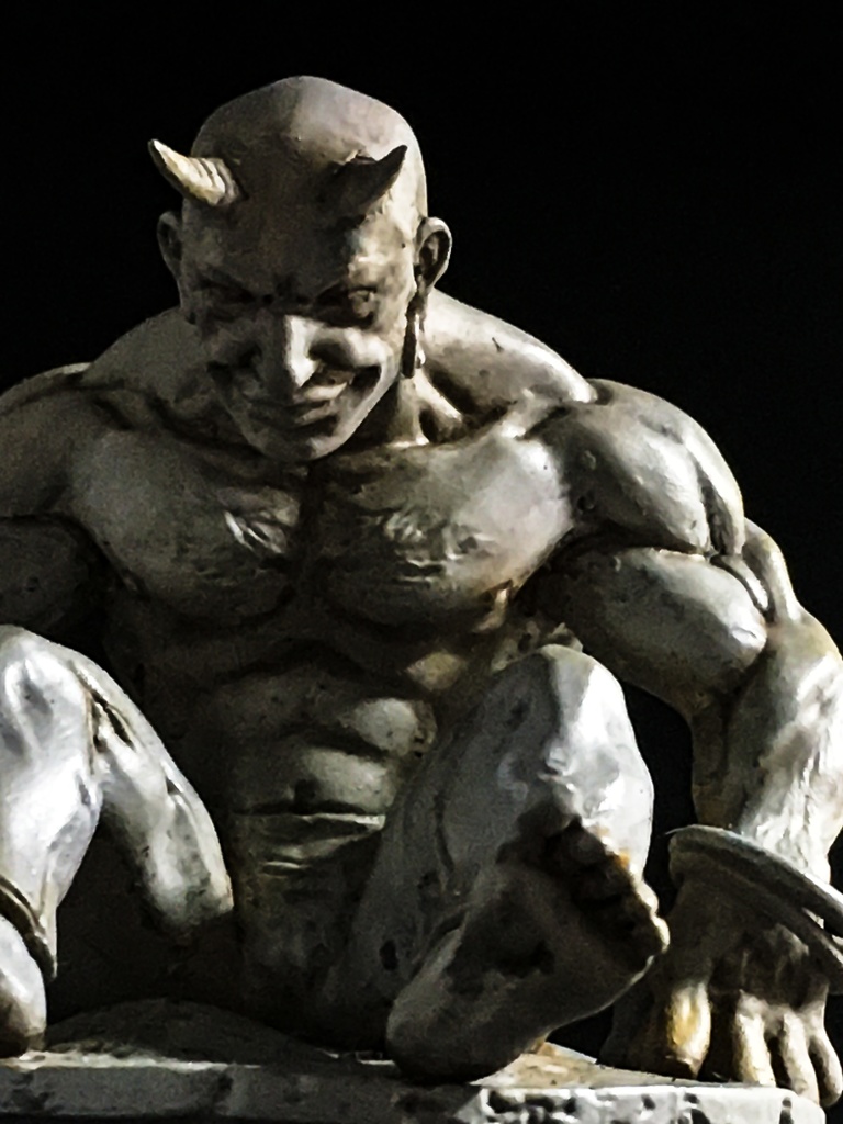 むくッと起きた鬼 3Dデータ