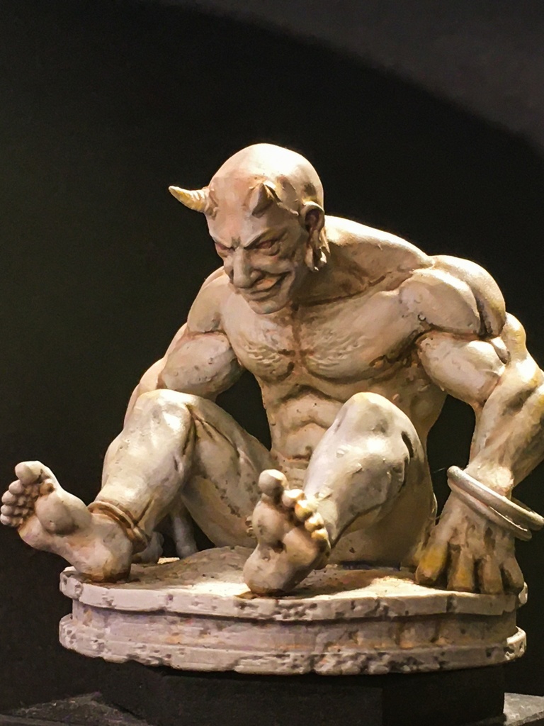 むくッと起きた鬼 3Dデータ