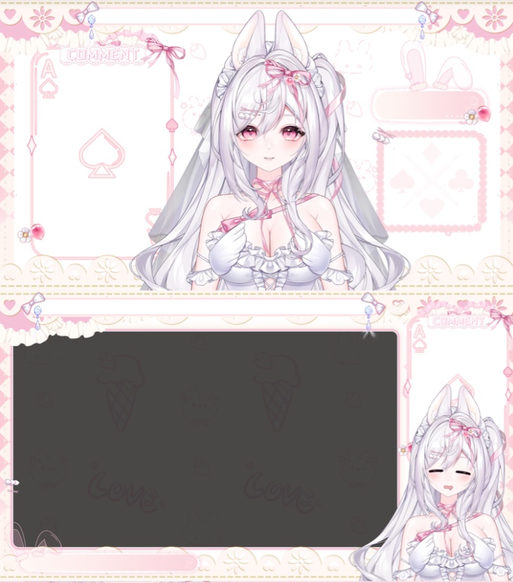 【Live2D Wholesale model】Miss Rabbit【vts】