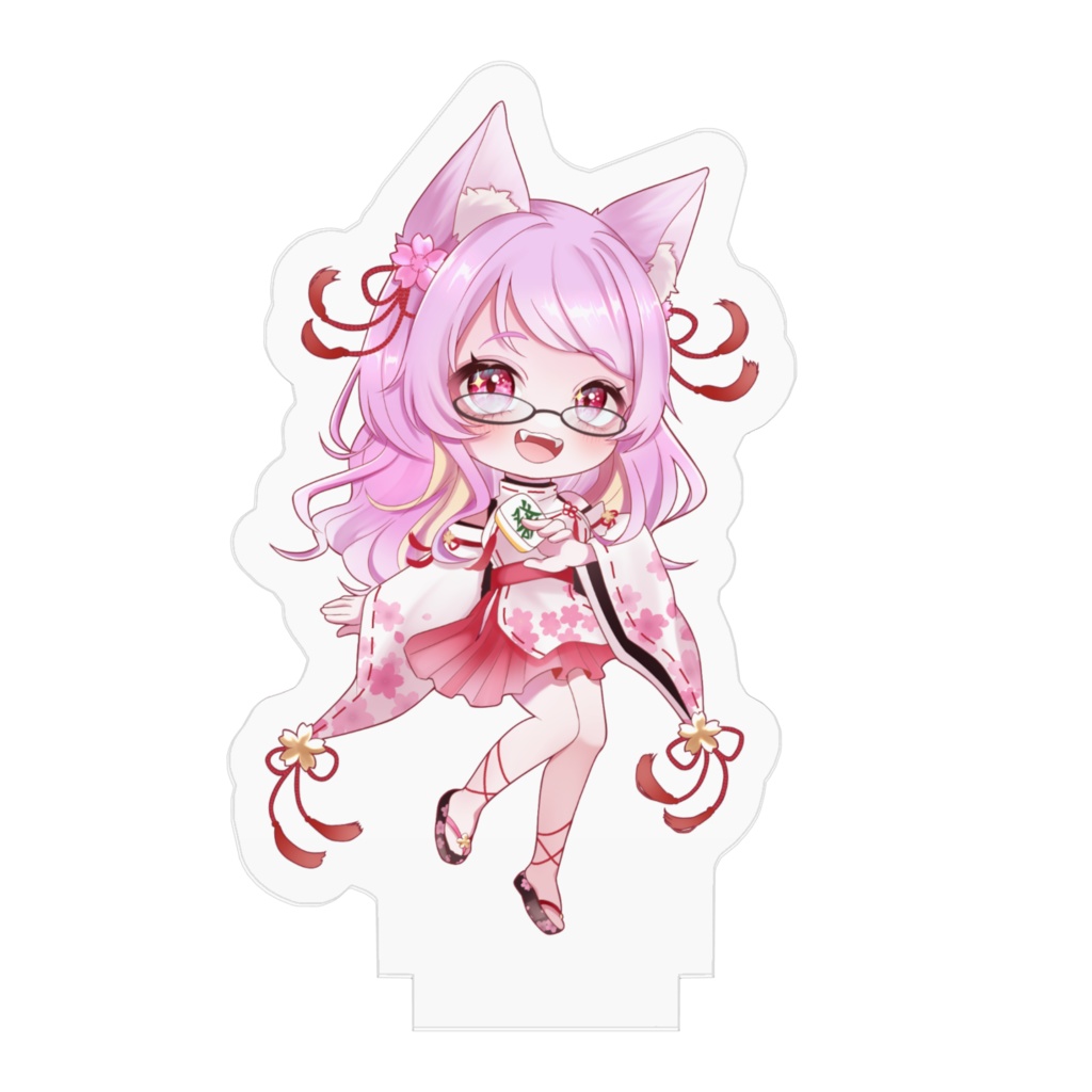 桜乃えだ新衣装アクリルキーフィギュア