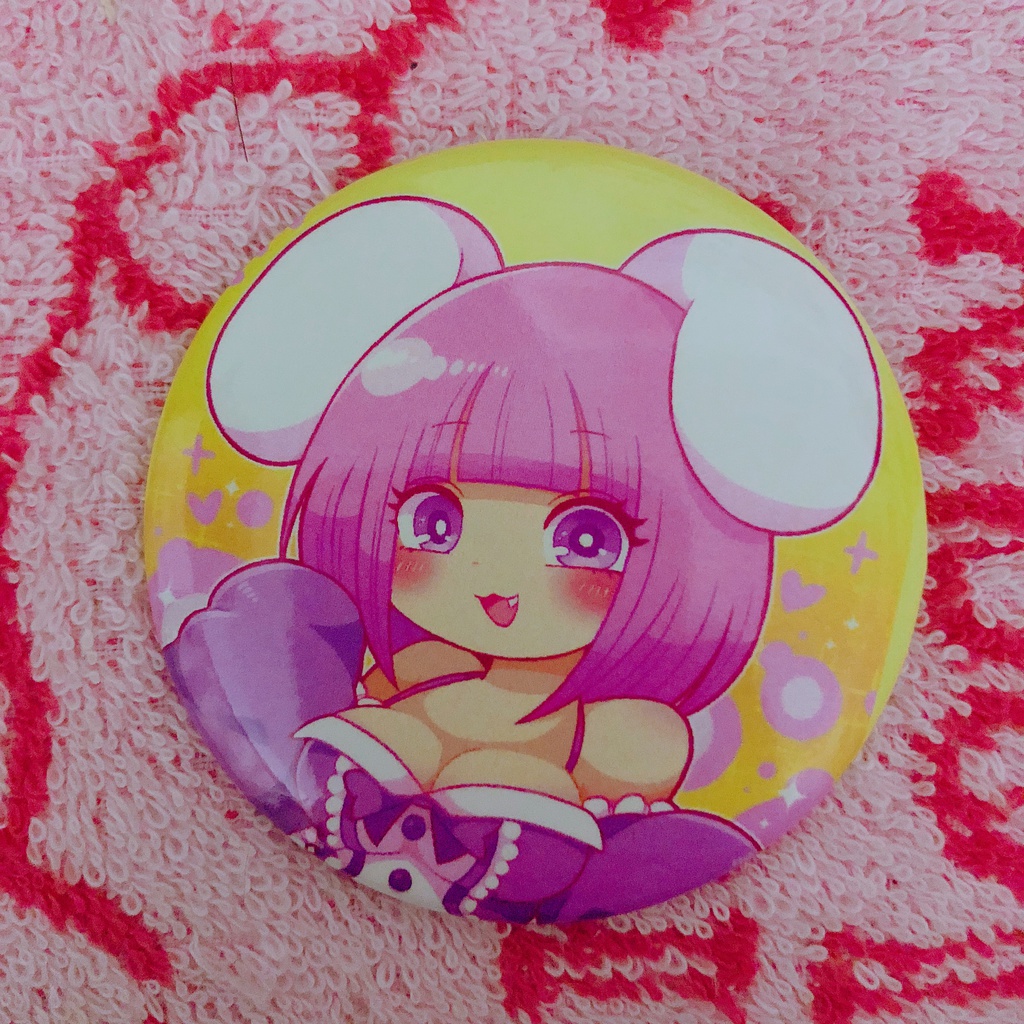 小さめ缶バッチゆめかわ