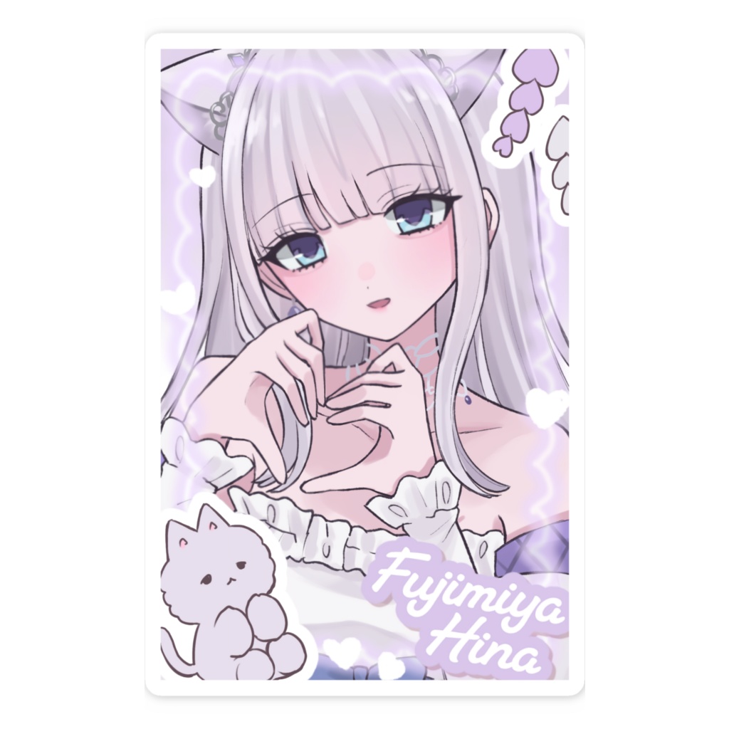 藤宮ひな 半年記念グッズ ステッカー