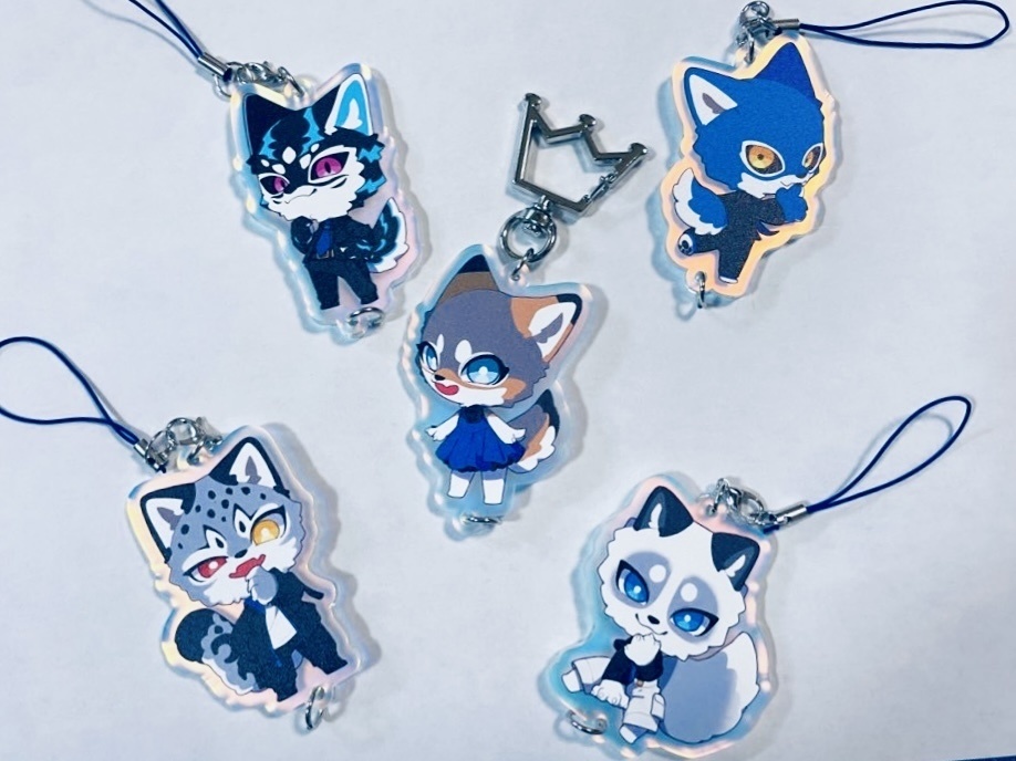 【パウ・デロア】マットオーロラアクキー