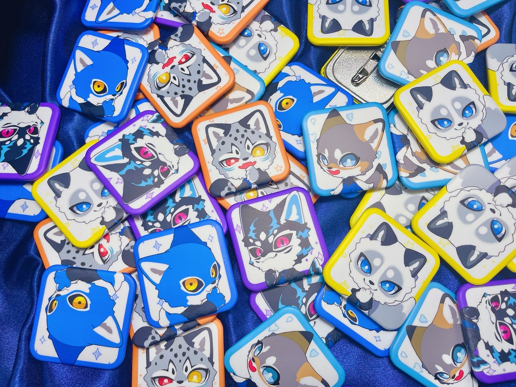 【パウ・デロア】ランダム缶バッジ