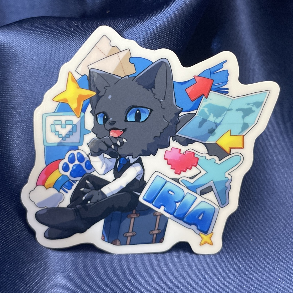 【創造トリアノン】ネコ科ステッカー