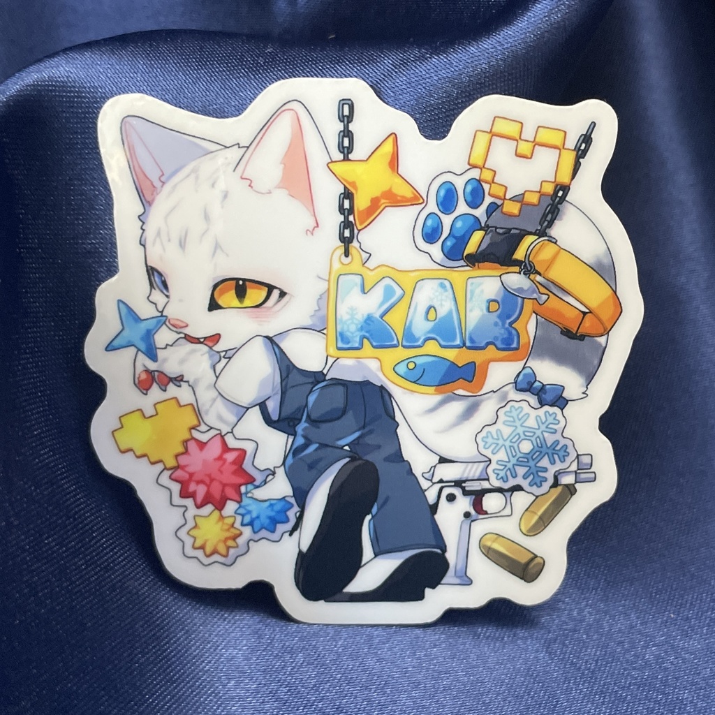 【創造トリアノン】ネコ科ステッカー