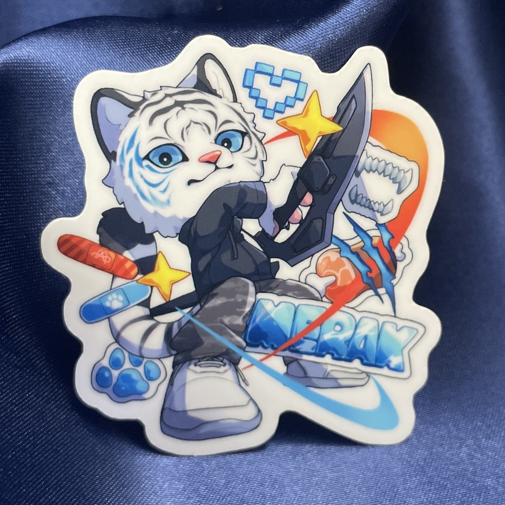 【創造トリアノン】ネコ科ステッカー