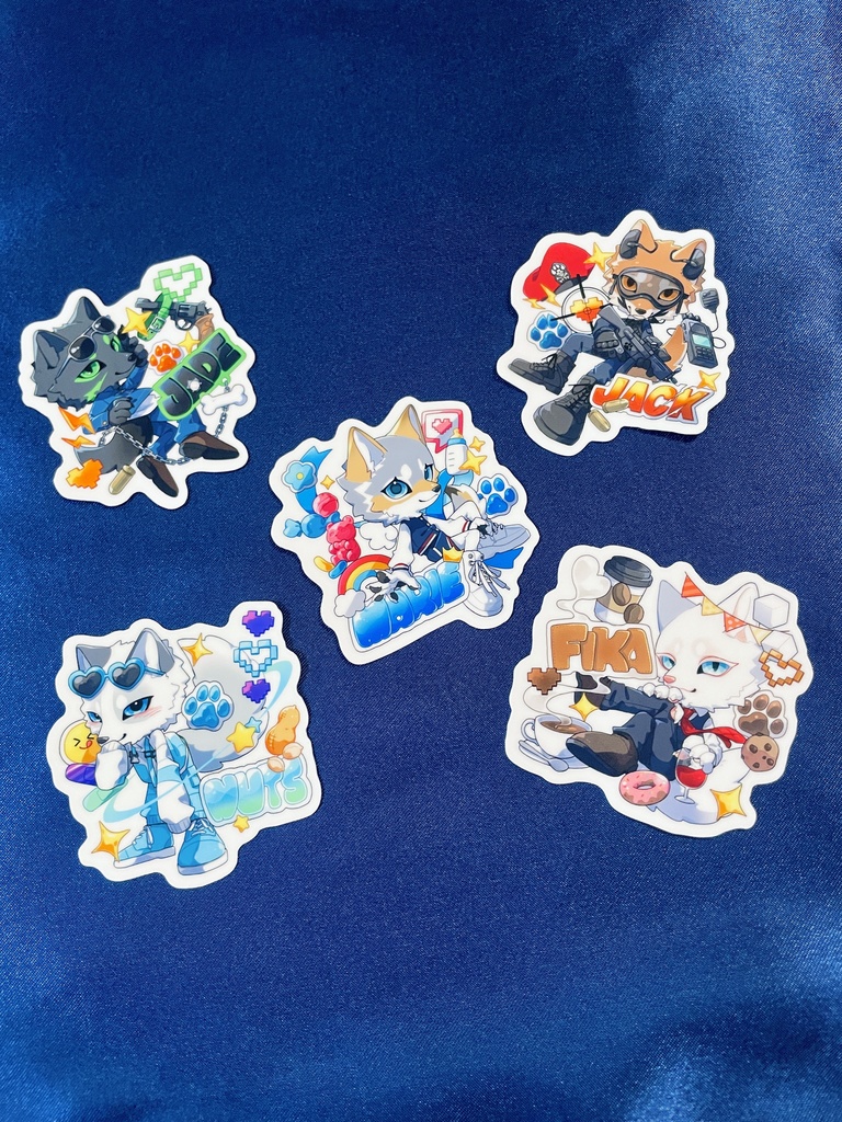 【創造トリアノン】イヌ科ステッカー