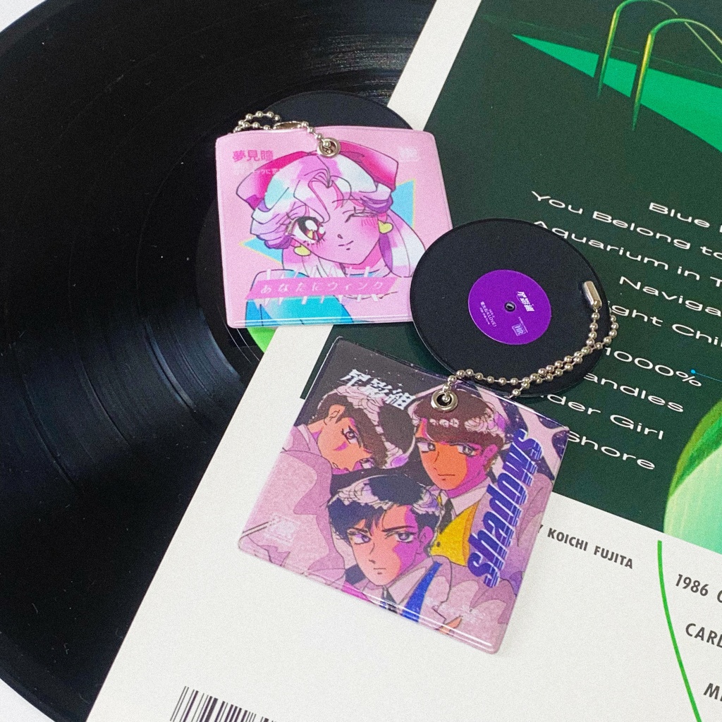 レコードキーホルダー