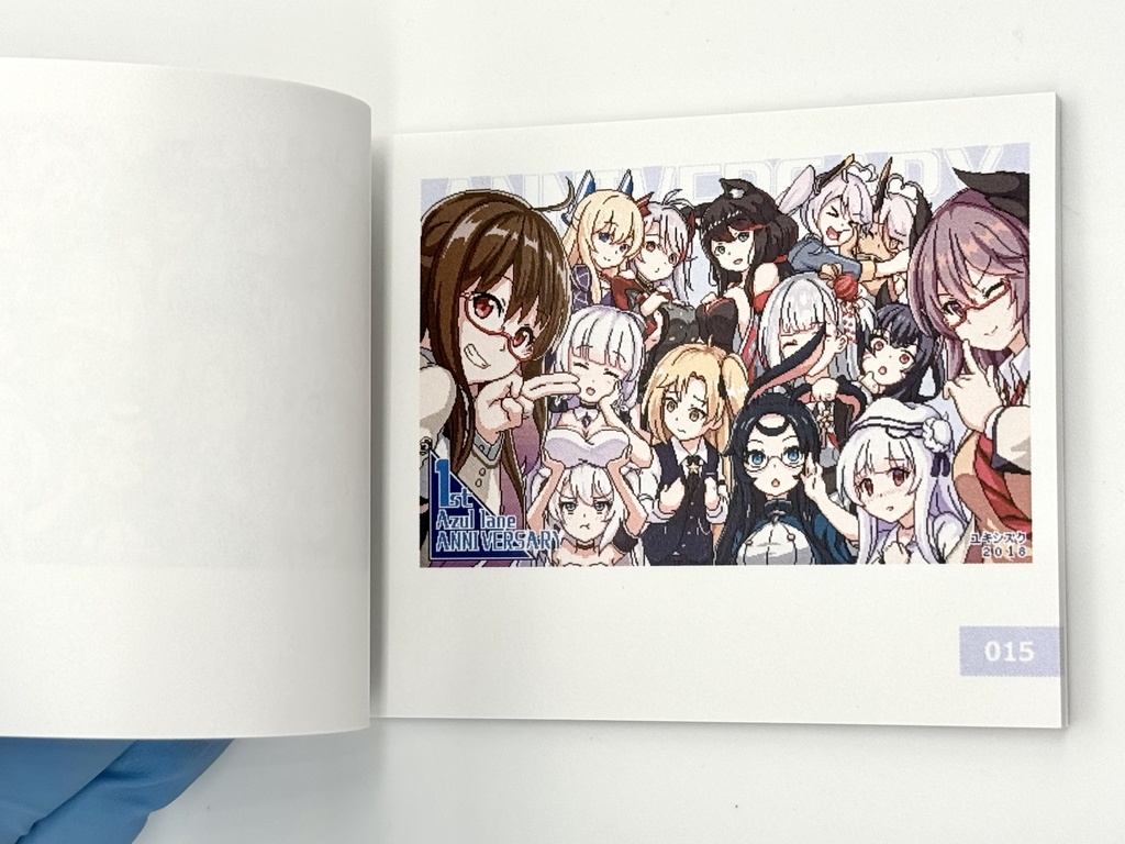 アズールレーン一周年記念ドットアニメ パラパラ漫画 c103