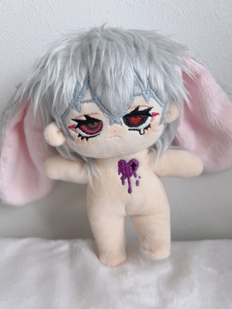 無属性(うさぎ×病み) 15cm 自作ぬい
