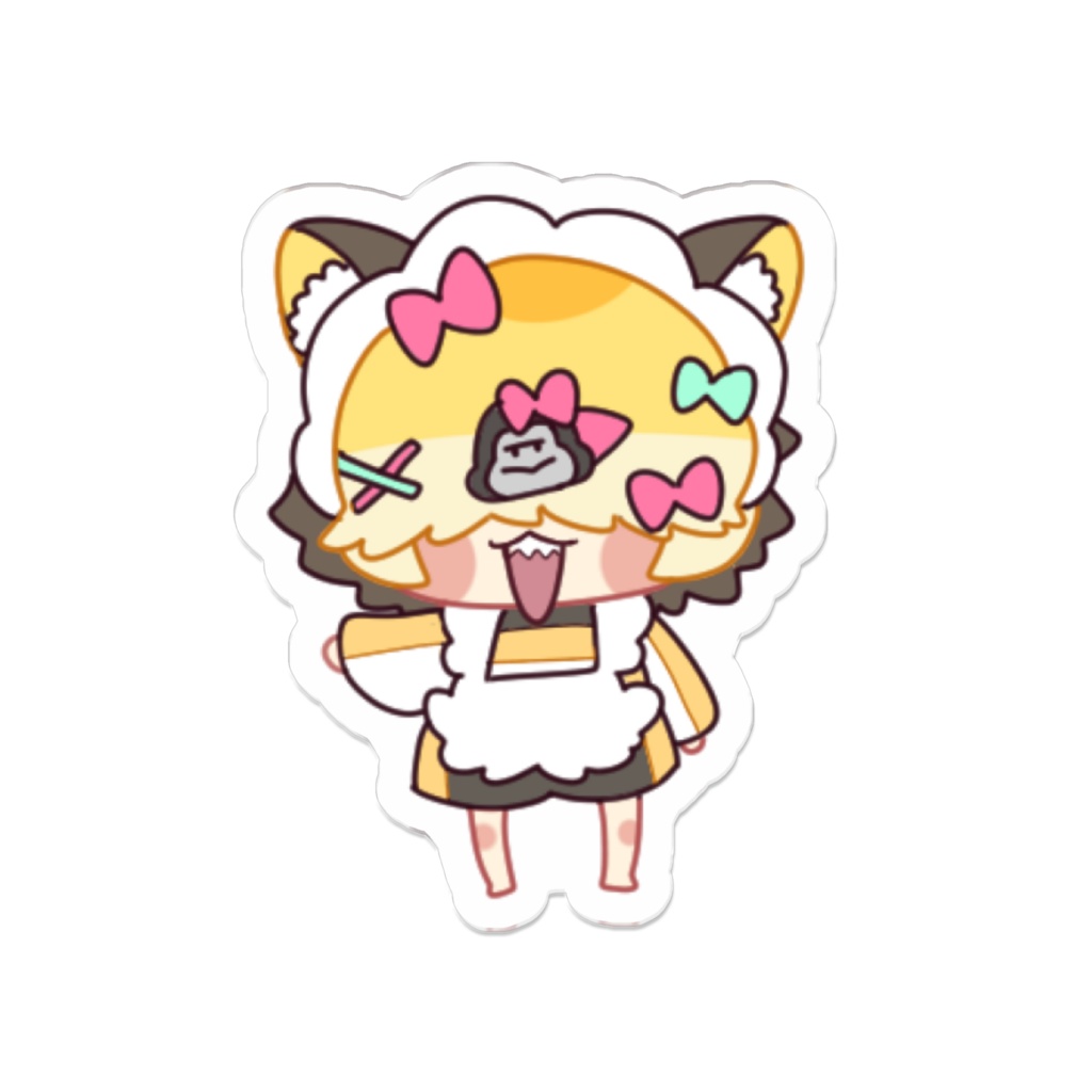 だいわごりらアクリルバッジ