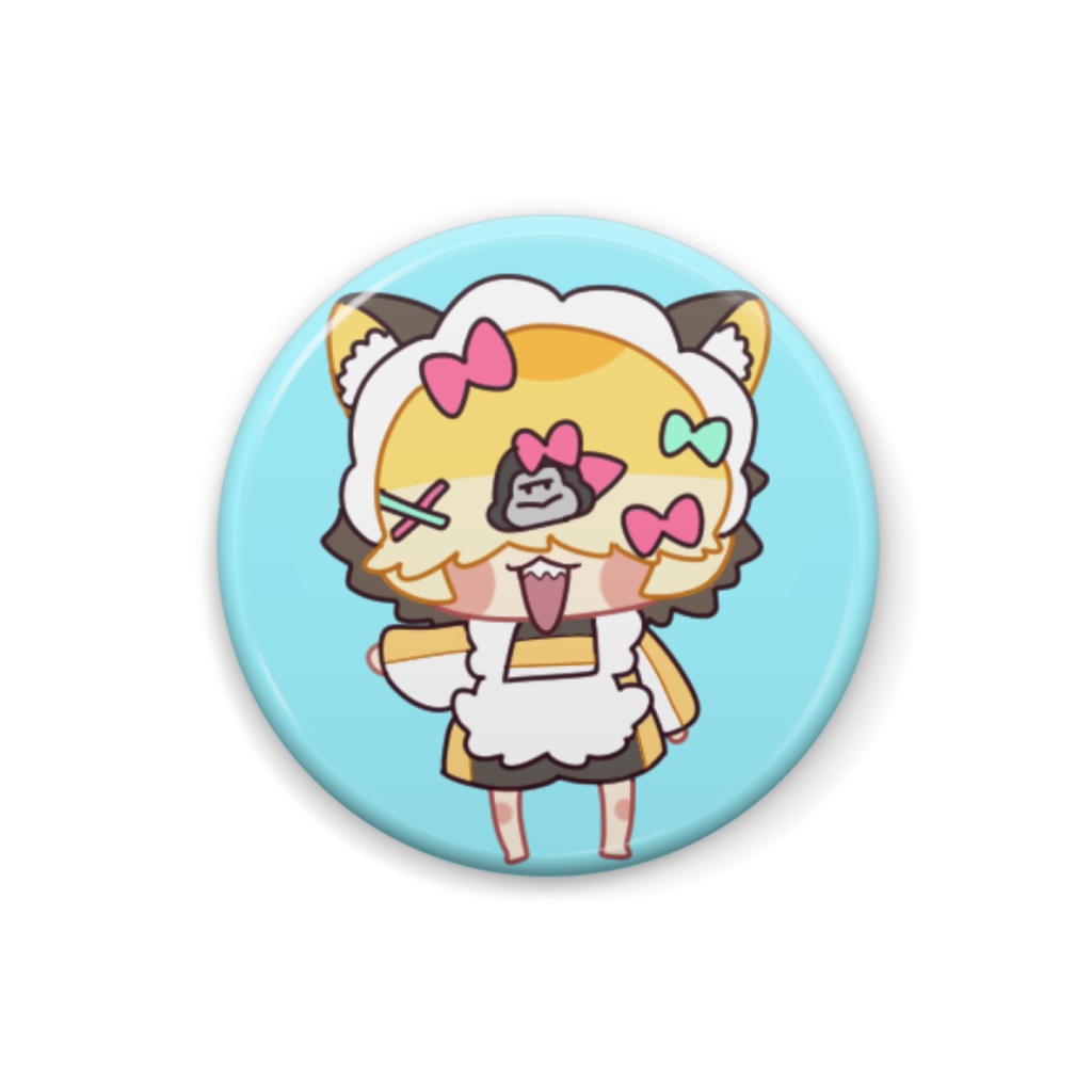 だいわごりら缶バッジA