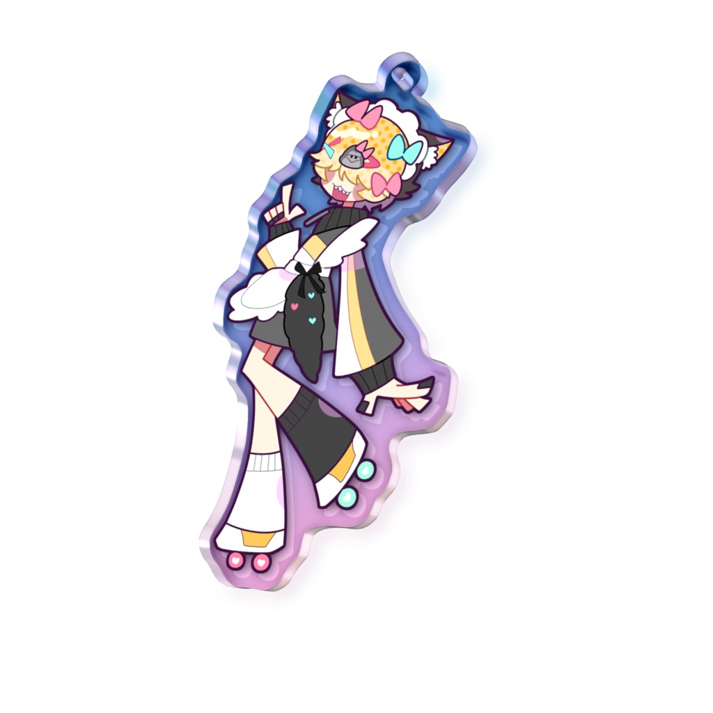 だいわごりら オーロラアクリルキーホルダー 