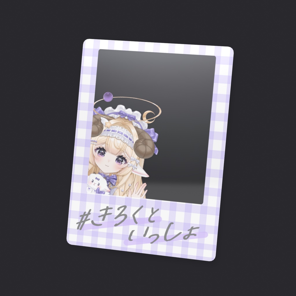 ✦ チェキ風透明トレカ