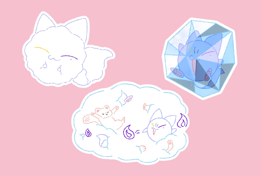 ステッカー3枚セット