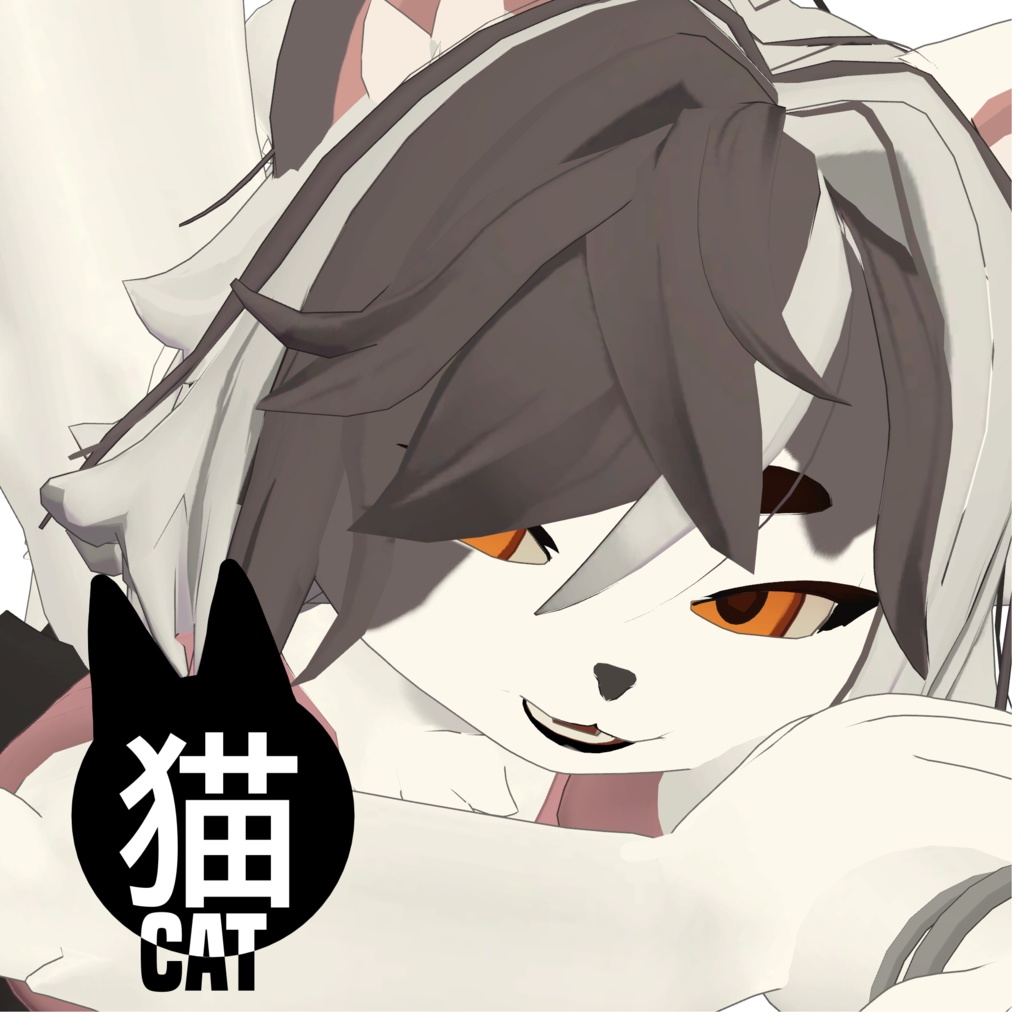 Kitten 猫(オリジナル3Dモデル)