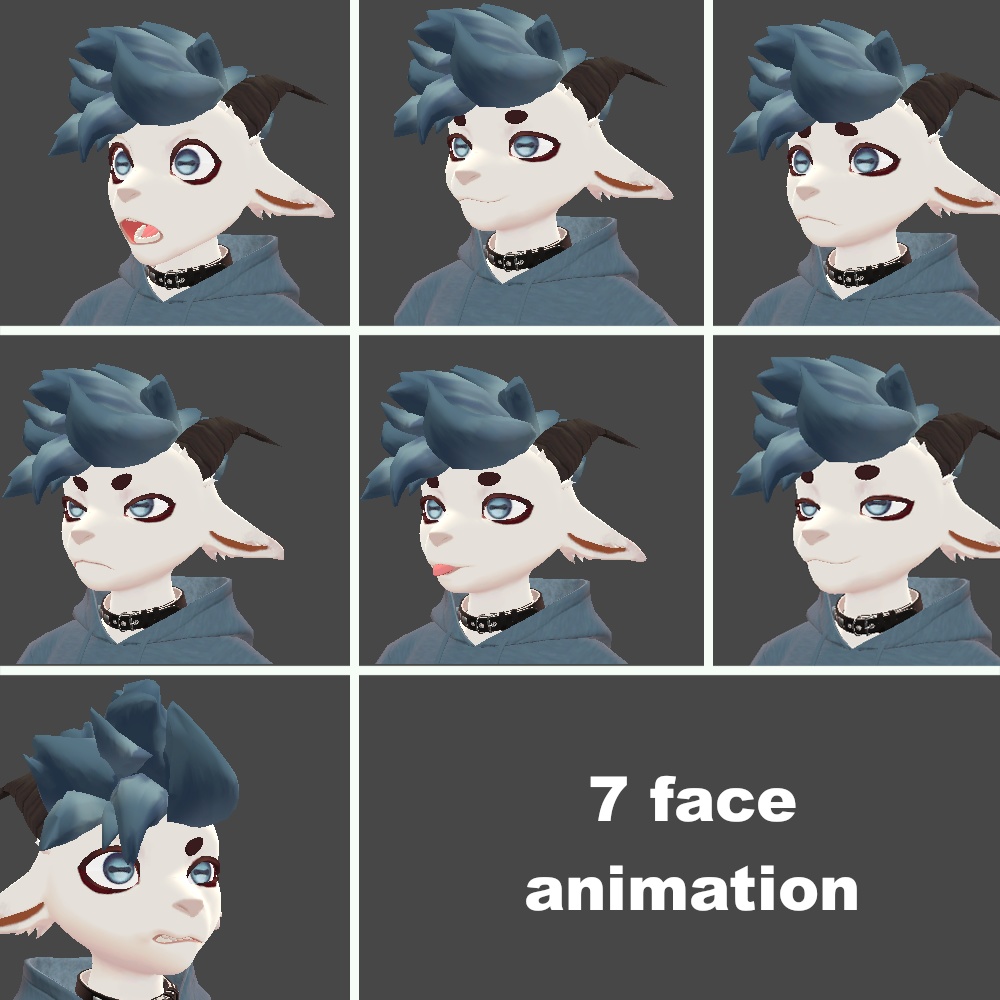 オリジナルの3Dモデル「ヤギ」