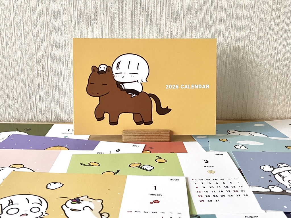 2026年卓上カレンダー