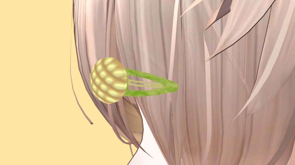 メロンパンのヘアピン(おまけ付)