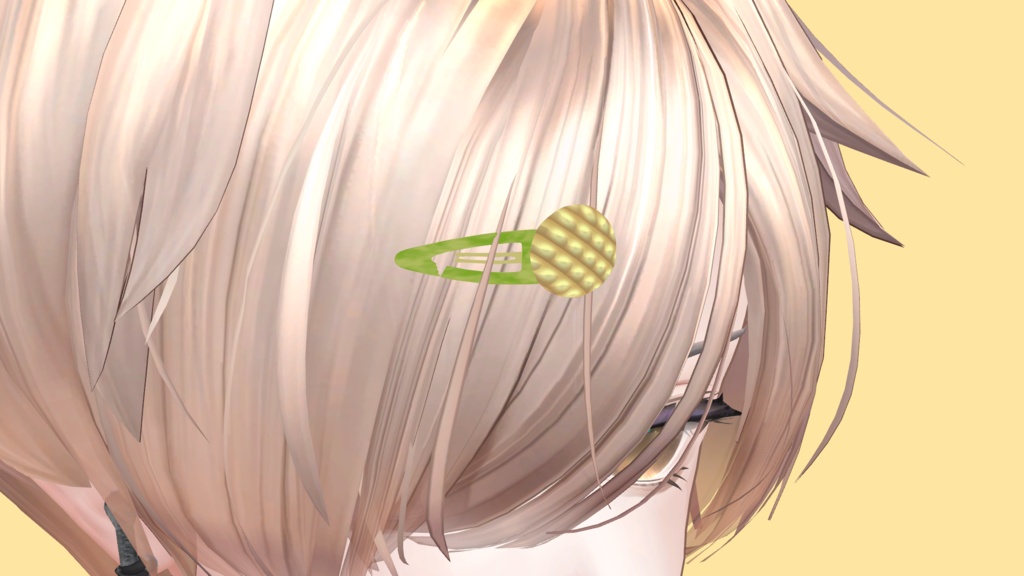 メロンパンのヘアピン(おまけ付)