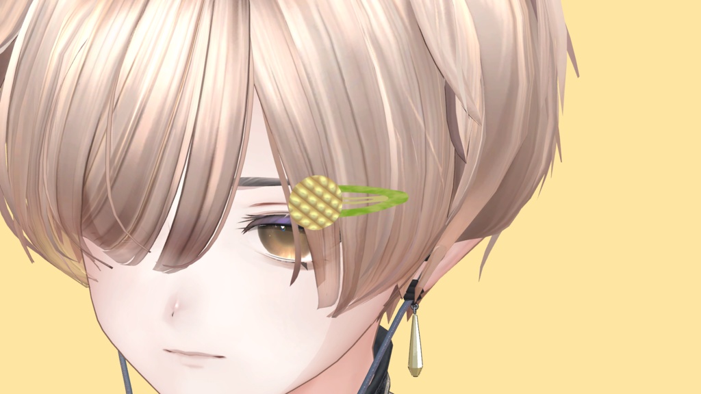 メロンパンのヘアピン(おまけ付)