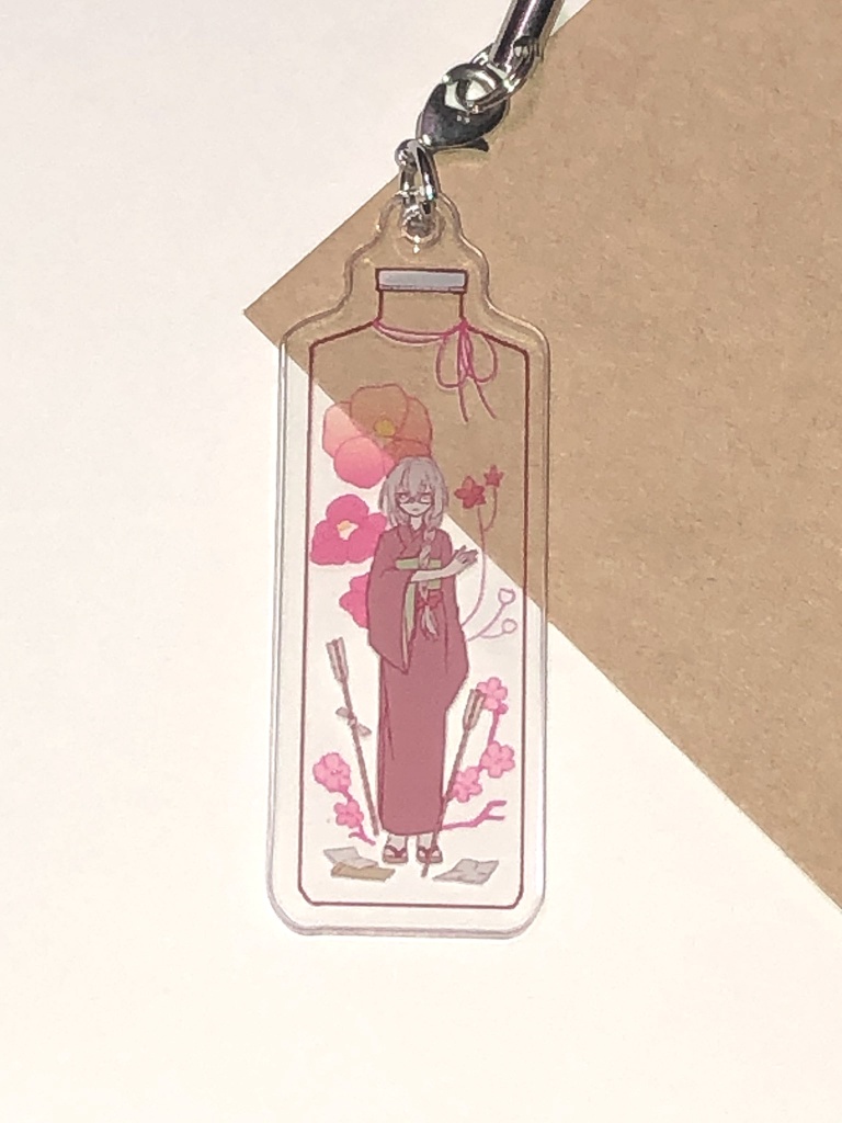 *ハーバリウム風アクリルストラップ